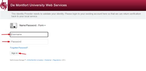 my dmu log in